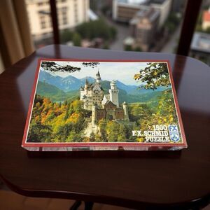 New Vintage FX Schmid NEUSCHWANSTEIN BAVARIA 1500 Piece German Puzzle